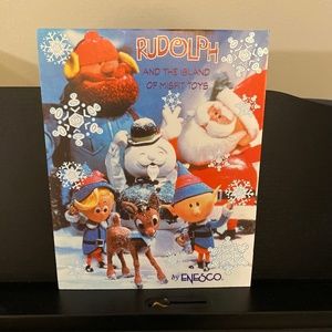 Enesco Rudolph and the Island of Misfit Toys Store Display Sign #649406.